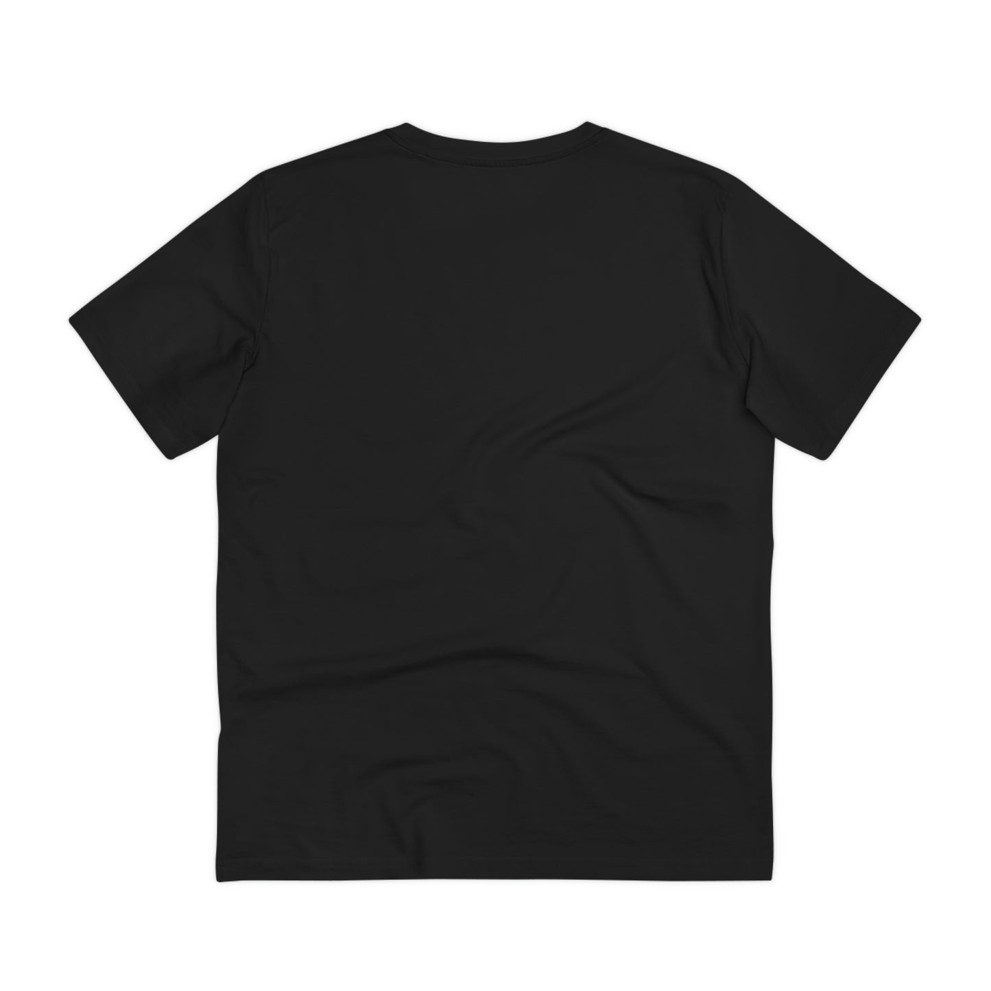 Minimal Black Tee - Centered Logo