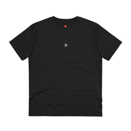 Minimal Black Tee -  Centered Logo