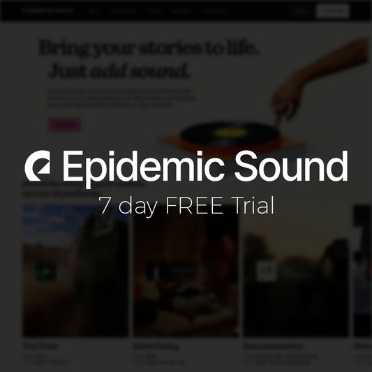 7 day free trial with Epidemic Sound